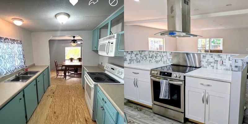 Kitchen remodelling.